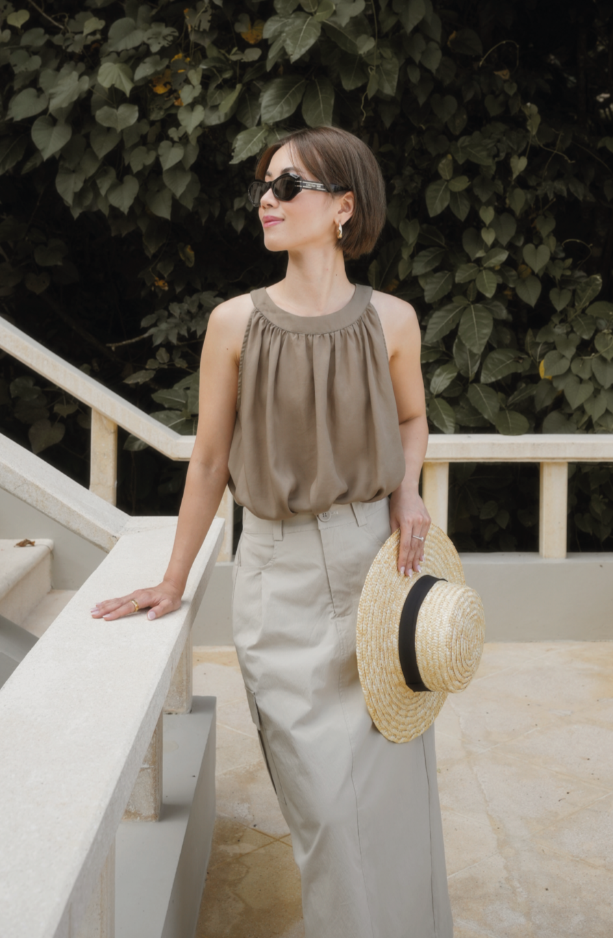 Halter Tencel Top