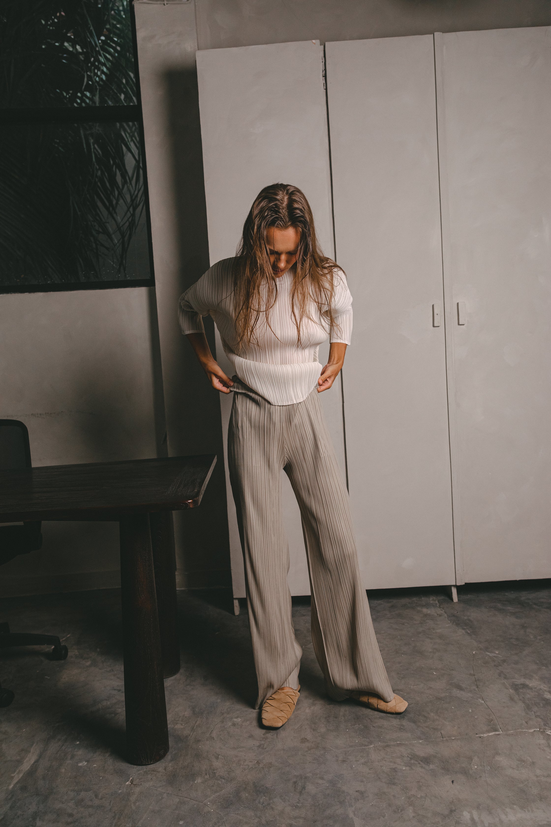 Nara Top Pleats
